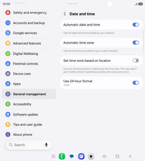 Press the Home key to return to the home screen. Press the Home key to return to the home screen.