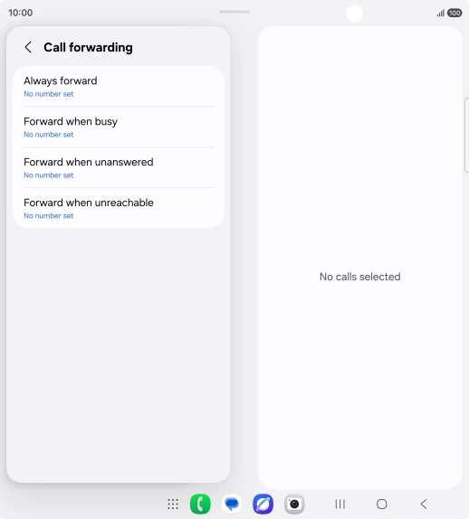 Press the Home key to return to the home screen. Press the Home key to return to the home screen.