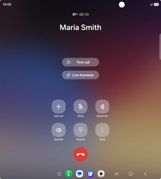 Press Live translate. Press Live translate.