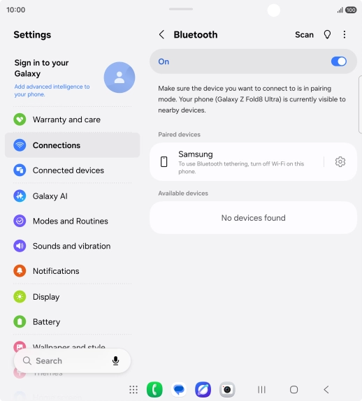 Press the Home key to return to the home screen. Press the Home key to return to the home screen.