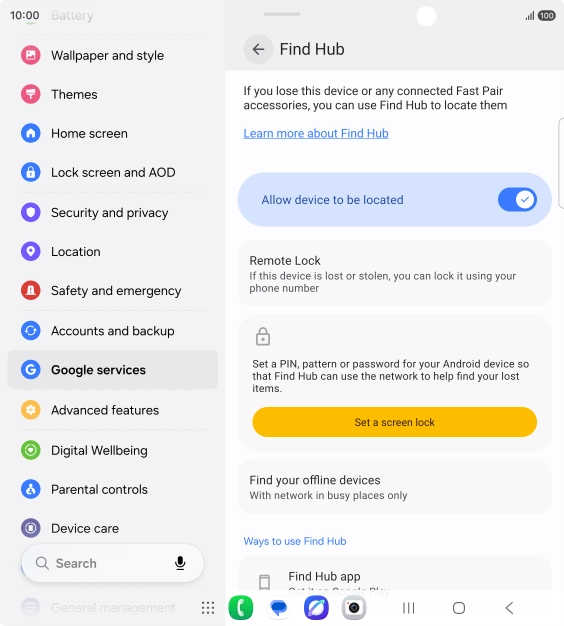 Press the Home key to return to the home screen. Press the Home key to return to the home screen.