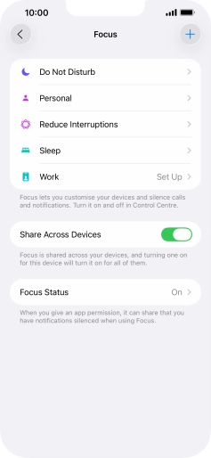 Press Do Not Disturb. Press Do Not Disturb.