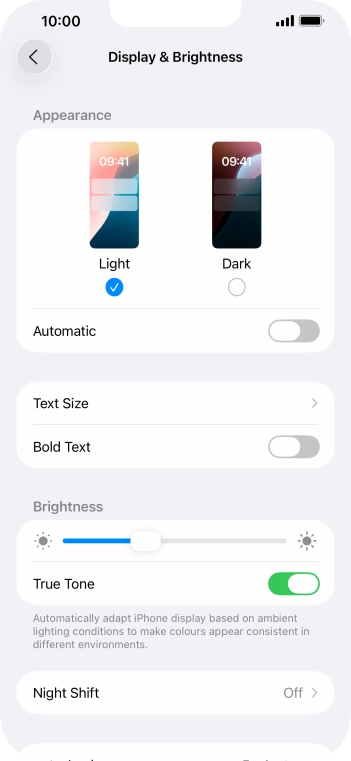 Press Dark. Press Dark.