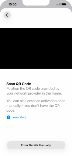 Place the QR code you've received inside the phone camera frame to scan the code. Place the QR code you've received inside the phone camera frame to scan the code.