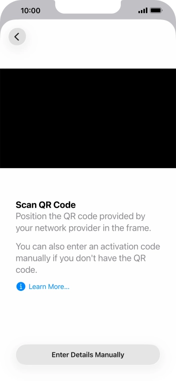 Place the QR code you've received inside the phone camera frame to scan the code. Place the QR code you've received inside the phone camera frame to scan the code.
