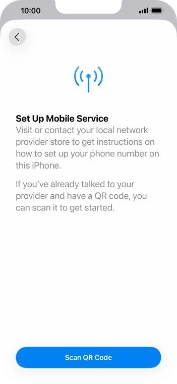 Press Scan QR Code. Press Scan QR Code.