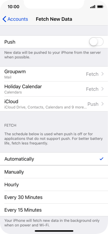 If you turn off the function, press the required setting. If you turn off the function, press the required setting.