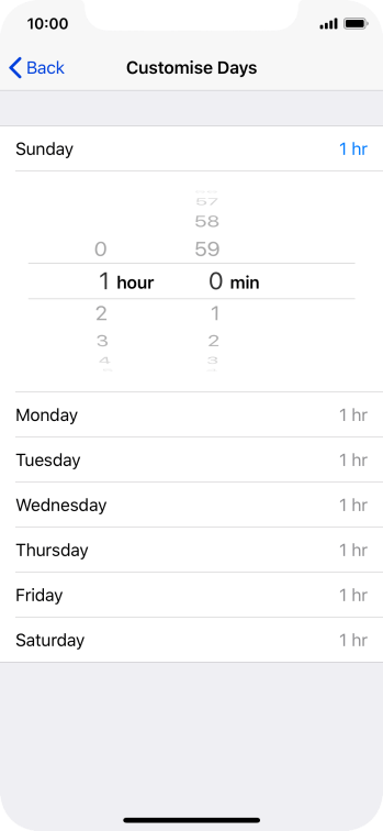 Select the required period. Select the required period.