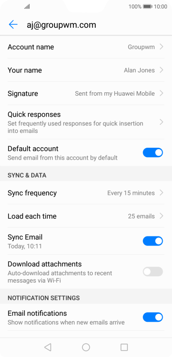 Press the Home key to return to the home screen. Press the Home key to return to the home screen.