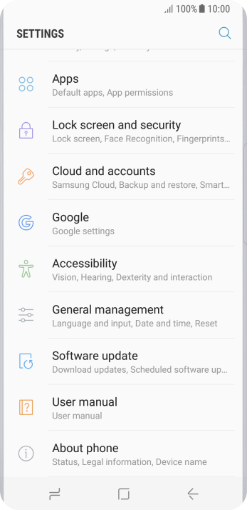 Press Cloud and accounts. Press Cloud and accounts.