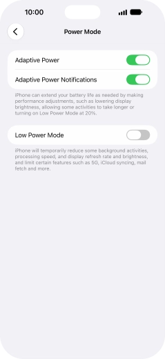 Press the indicator next to Press the indicator next to