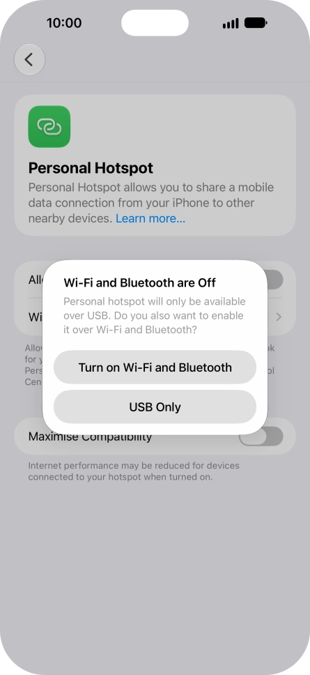 If Wi-Fi is turned off, press Turn on Wi-Fi and Bluetooth. If Wi-Fi is turned off, press Turn on Wi-Fi and Bluetooth.