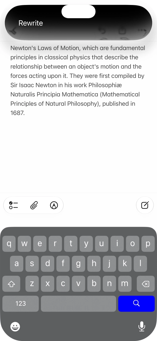 To automatically rewrite the text, use the command “Rewrite”. To automatically rewrite the text, use the command “Rewrite”.