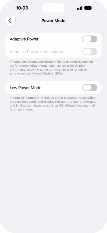 Press the indicator next to Press the indicator next to