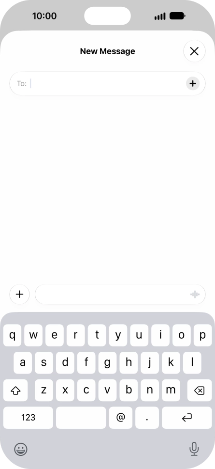 Press the add icon. Press the add icon.