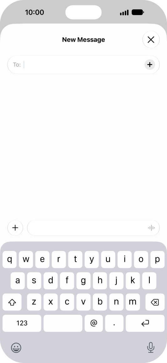 Press the add icon. Press the add icon.