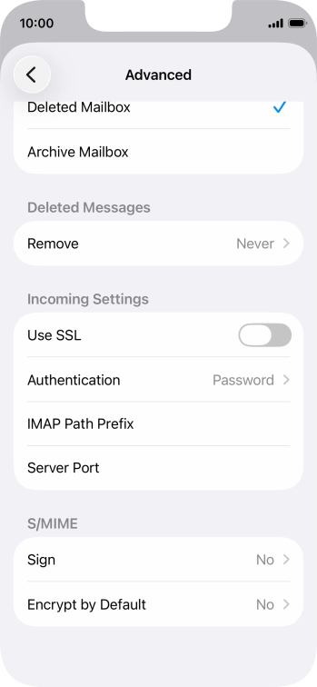 Press the indicator next to Press the indicator next to