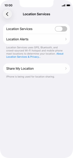 Press the indicator next to Press the indicator next to