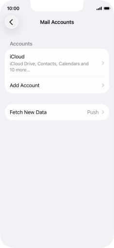 Press Add Account. Press Add Account.