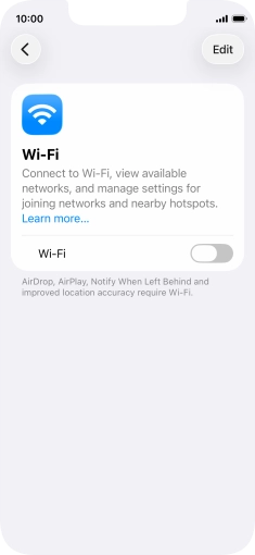 Press the indicator next to Press the indicator next to