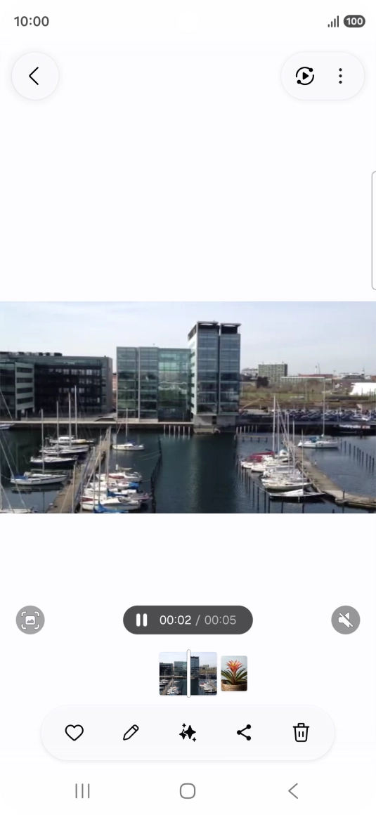 Press the AI icon. Press the AI icon.