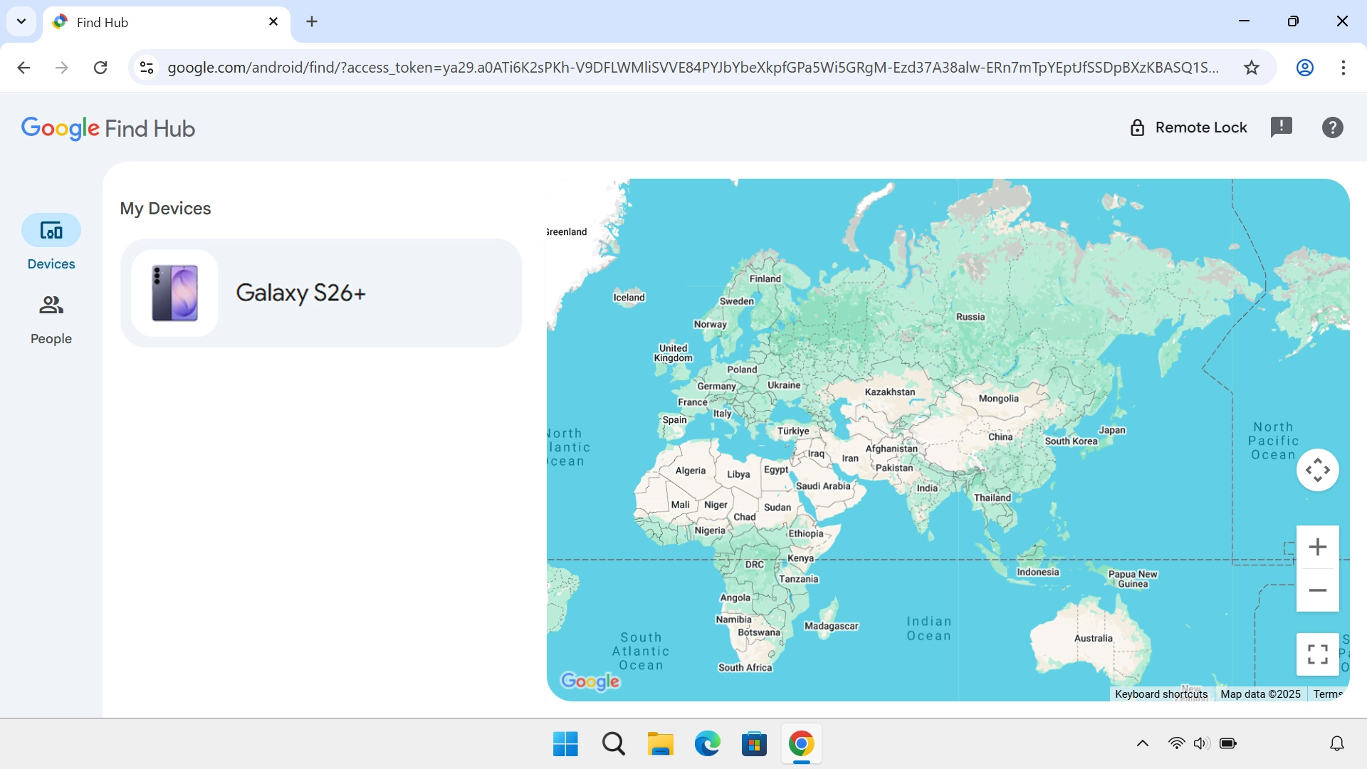 Click the required device. Click the required device.