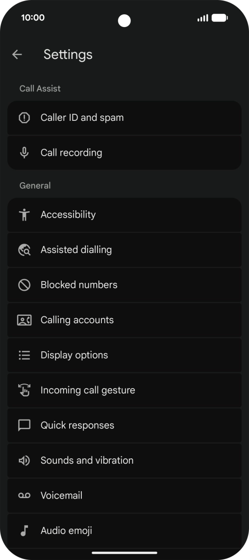 Press Calling accounts. Press Calling accounts.