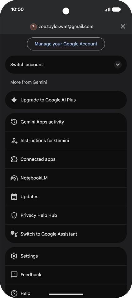 Press Settings. Press Settings.