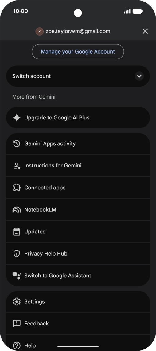 Press Settings. Press Settings.
