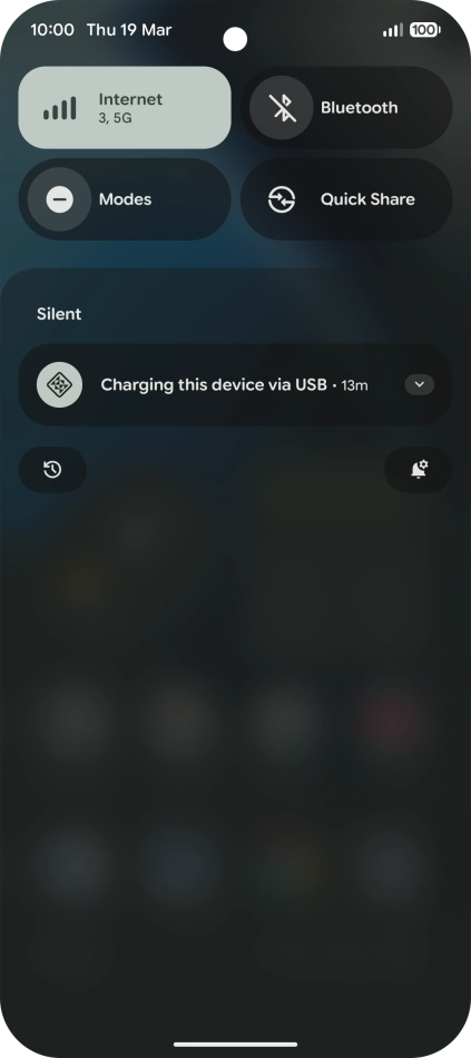 Press the drop down list. Press the drop down list.