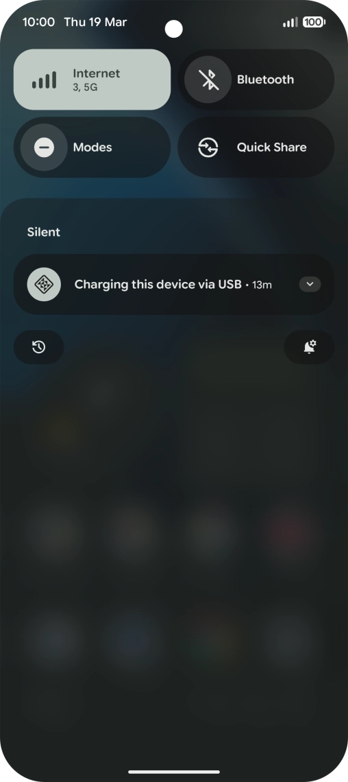 Press the drop down list. Press the drop down list.