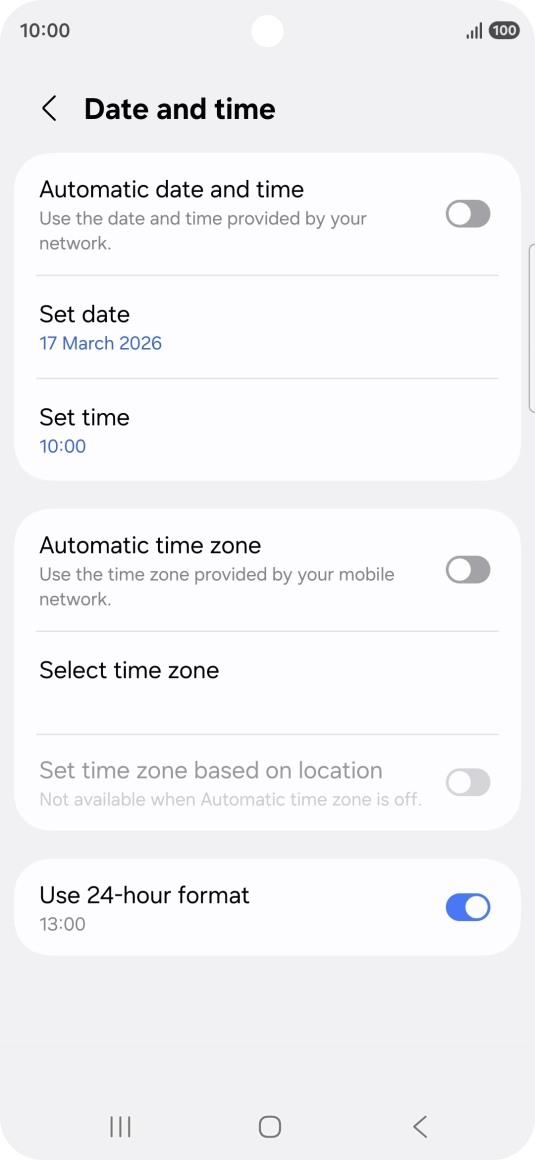 Press the indicator next to Press the indicator next to