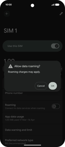 If you turn on the function, press OK. If you turn on the function, press OK.