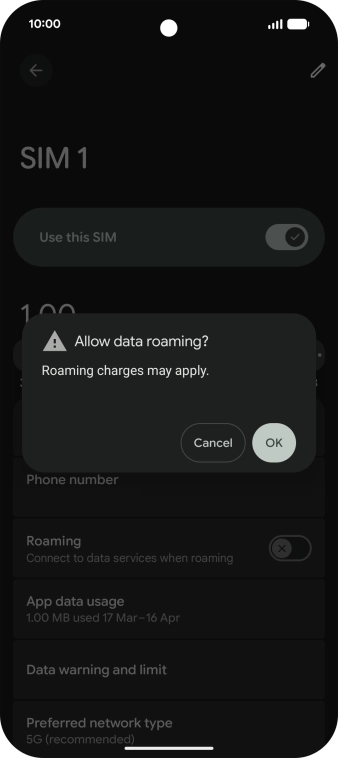If you turn on the function, press OK. If you turn on the function, press OK.
