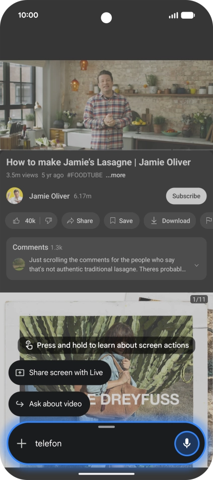 Press Ask about video. Press Ask about video.