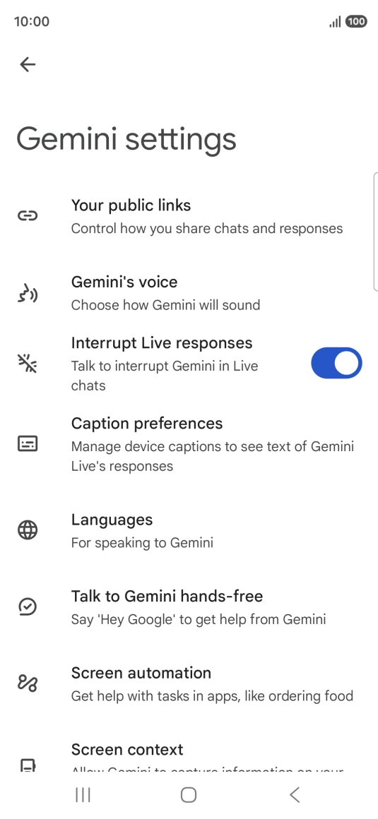 Follow the instructions on the screen to select the required settings. Follow the instructions on the screen to select the required settings.