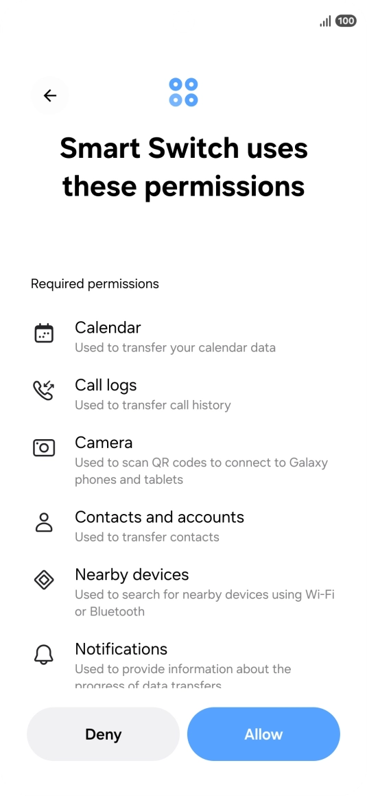 Press Allow. Press Allow.