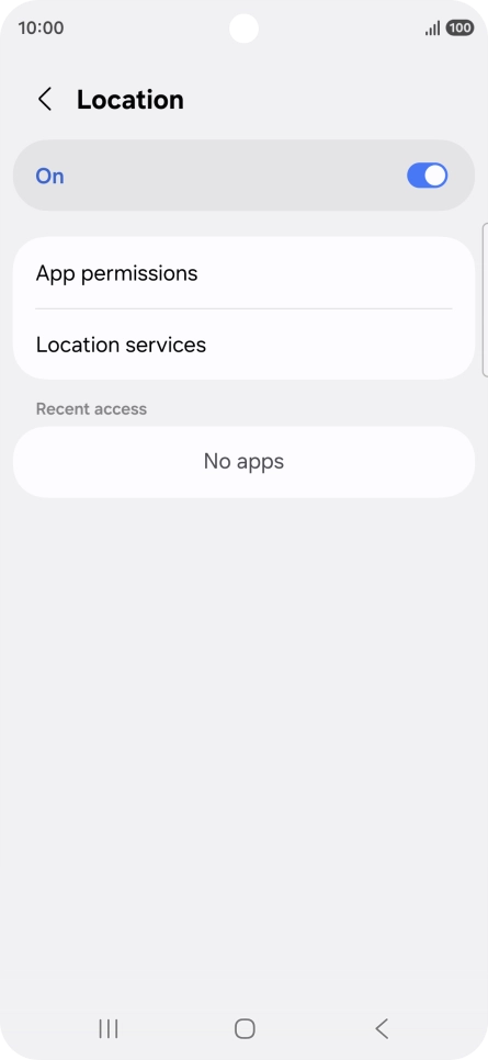 Press App permissions. Press App permissions.