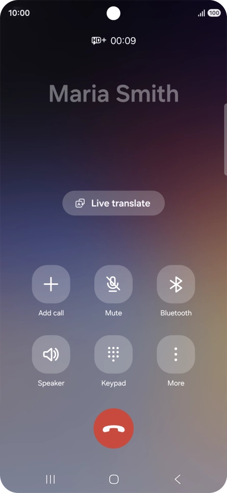 Press Live translate. Press Live translate.