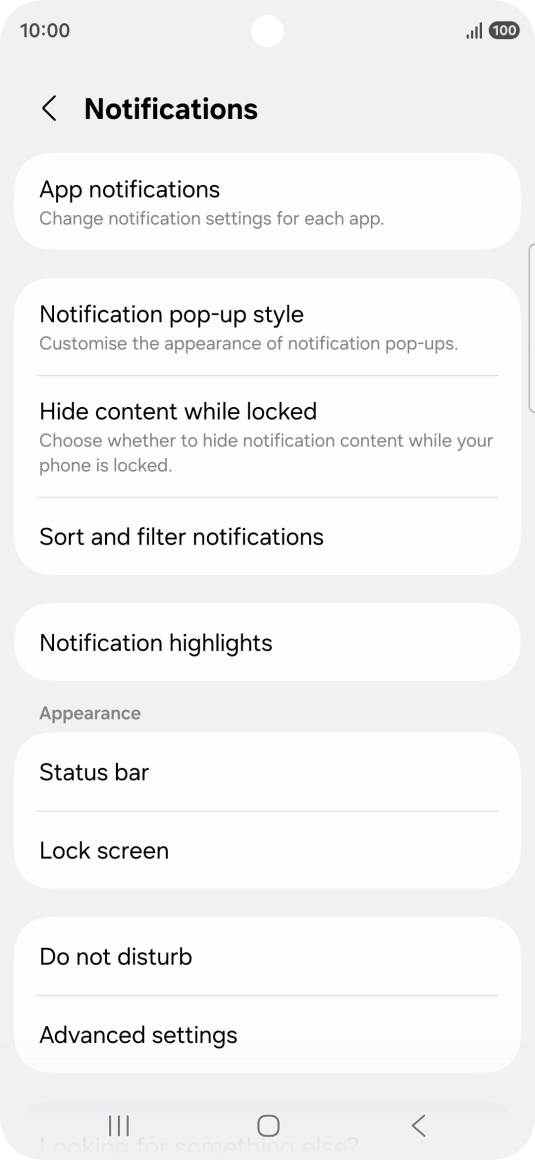 Press App notifications. Press App notifications.