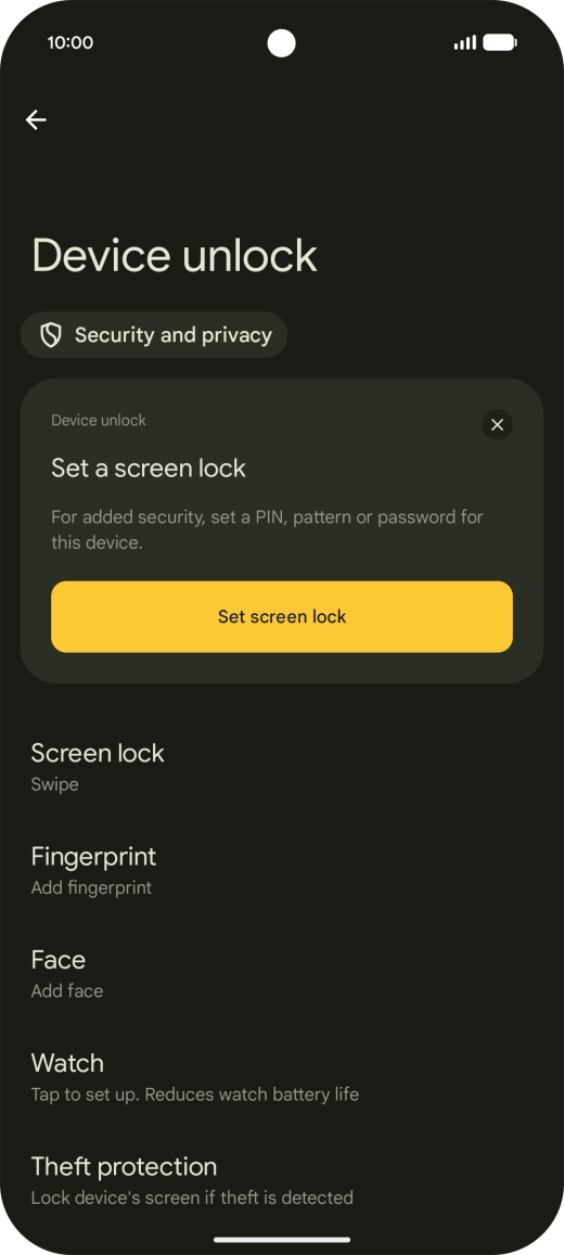 Press Fingerprint. Press Fingerprint.