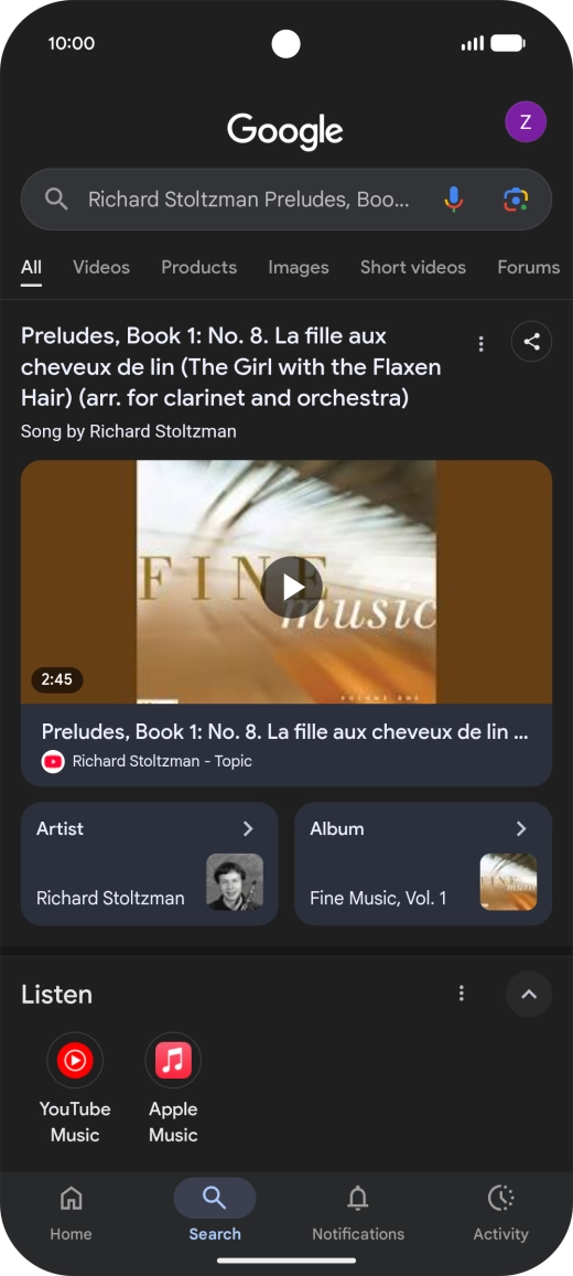 Follow the instructions on the screen to use the search results. Follow the instructions on the screen to use the search results.