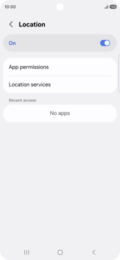 Press App permissions. Press App permissions.