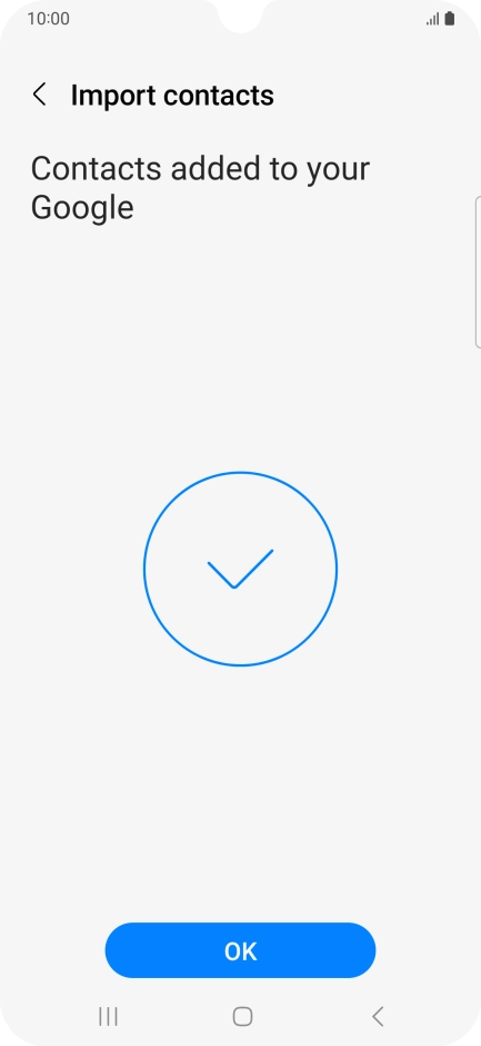 Press OK. Press OK.