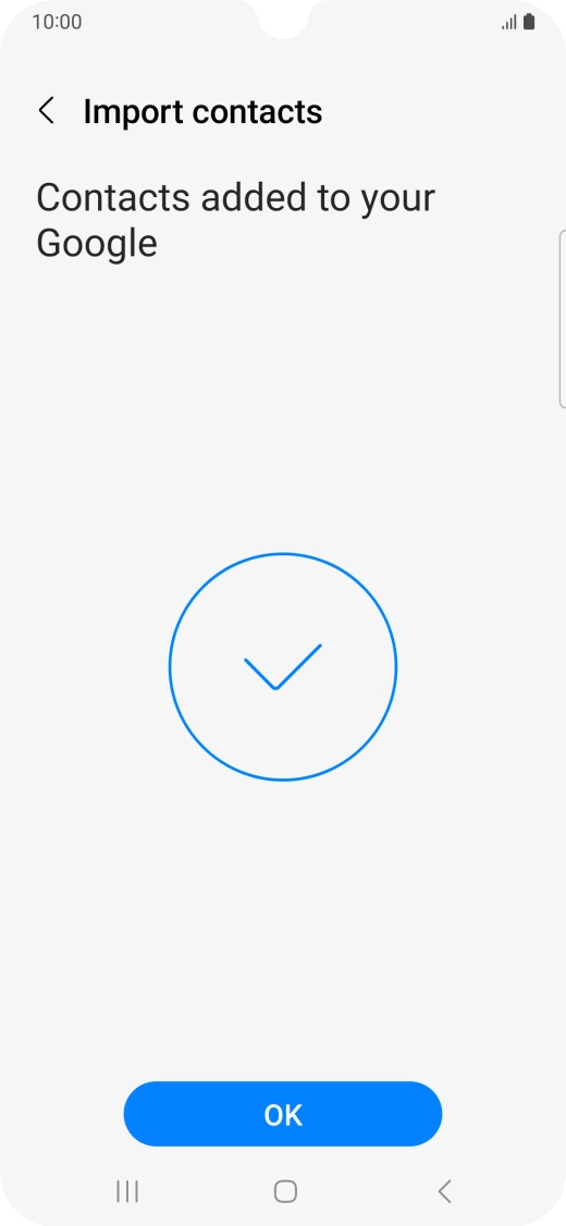 Press OK. Press OK.