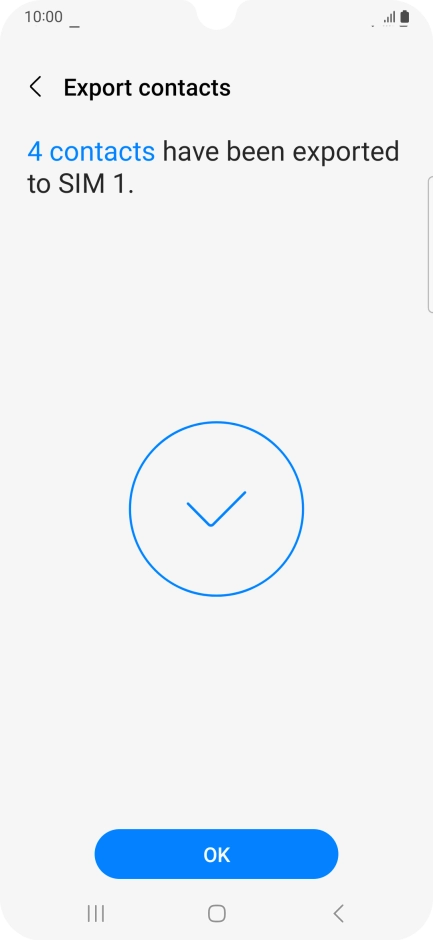 Press OK. Press OK.