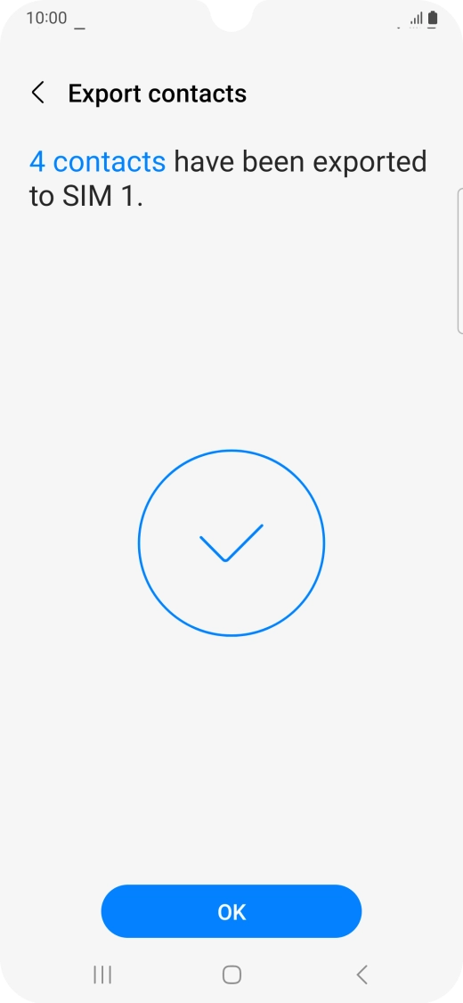 Press OK. Press OK.
