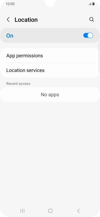 Press App permissions. Press App permissions.