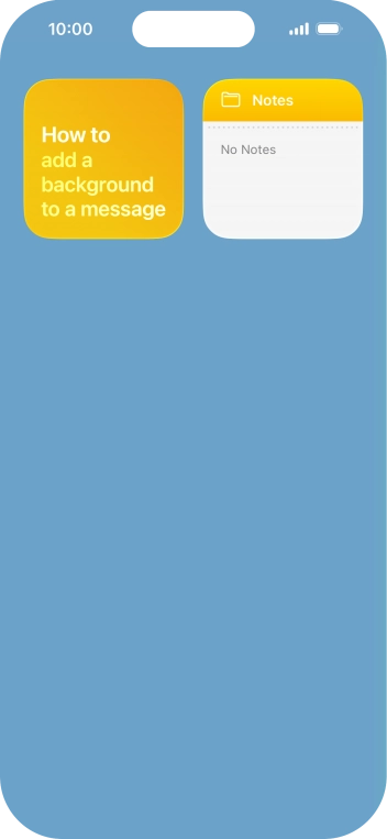 Slide your finger up or down on the screen to see more widgets. Slide your finger up or down on the screen to see more widgets.