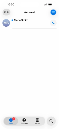 Press the required message. Press the required message.